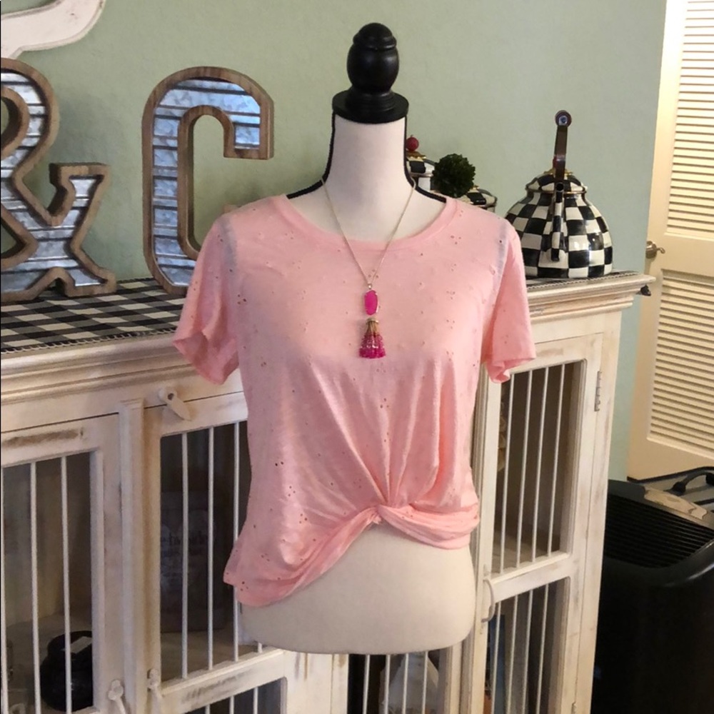 Pink Jun & Ivy top